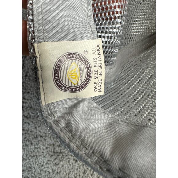 VINTAGE Blue Ridge All Stars Trucker Hat Mens OS Gray Foam Snapback Cap - Picture 9 of 9